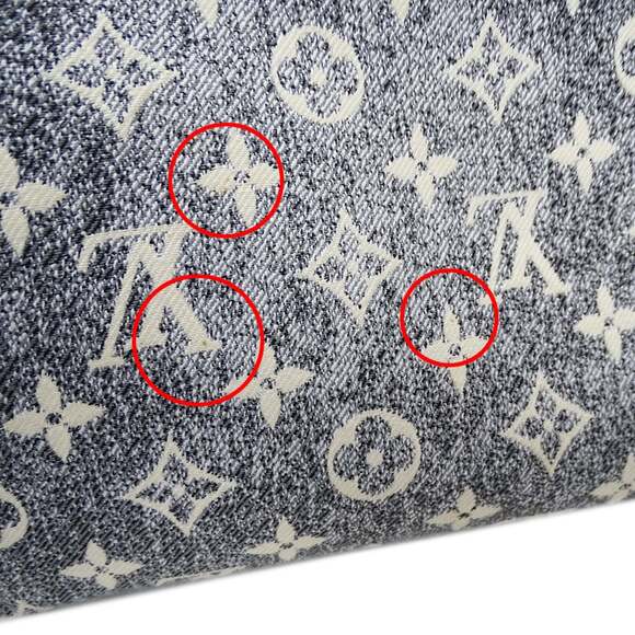 Louis Vuitton Monogram Jacquard Denim Women's Speedy Bandouliere Bag, Size 25... - Picture 8 of 14